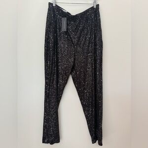Cable & Gauge NWT black sequin pant in size XL
